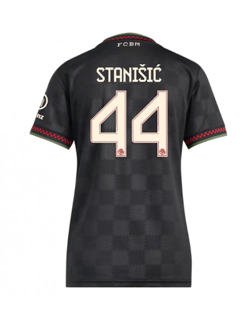 Bayern Munich Josip Stanisic #44 Zenski Rezervni Dres 2025-26 Kratak Rukavima Bayern Munich Josip Stanisic #44 Zenski Rezervni Dres 2025-26 Kratak Rukavima